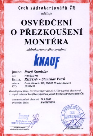 osvedceni monter
